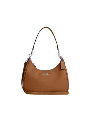 ( PREORDER ) Coach Teri
 Hobo Bag In Silver Light Sadle CJ517