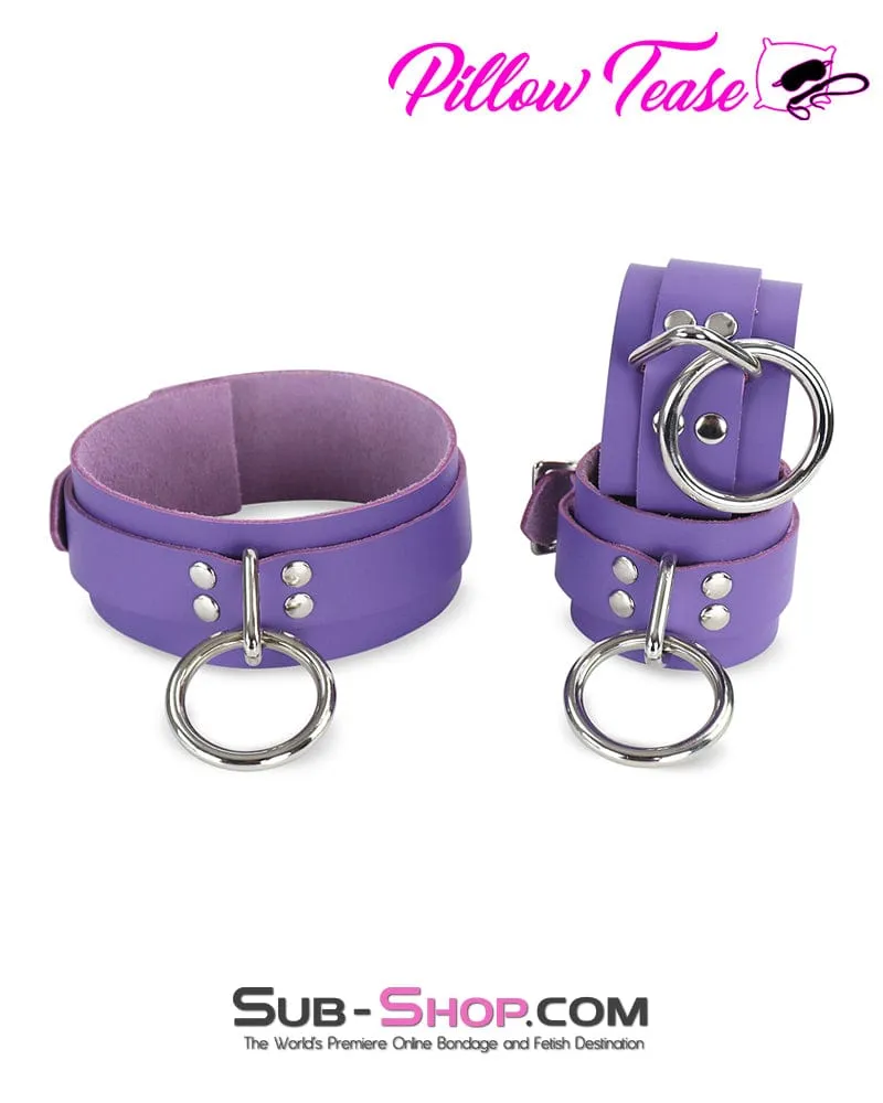 0391A      My Obsession Leather Bondage Collar