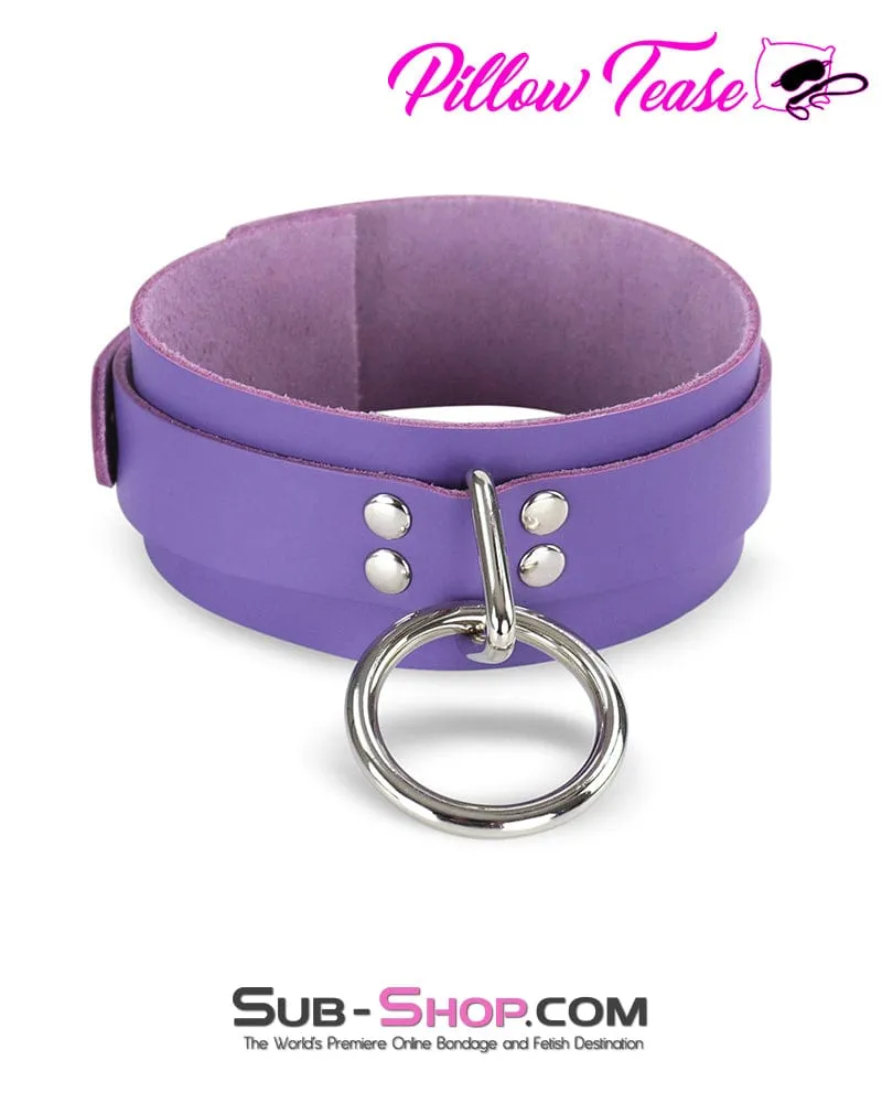 0391A      My Obsession Leather Bondage Collar