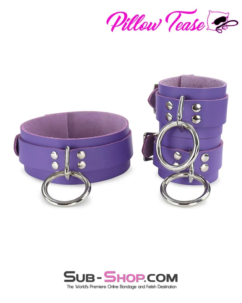 0391A      My Obsession Leather Bondage Collar