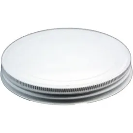 110-400 white metal w plastisol lid for 1 gallon jar