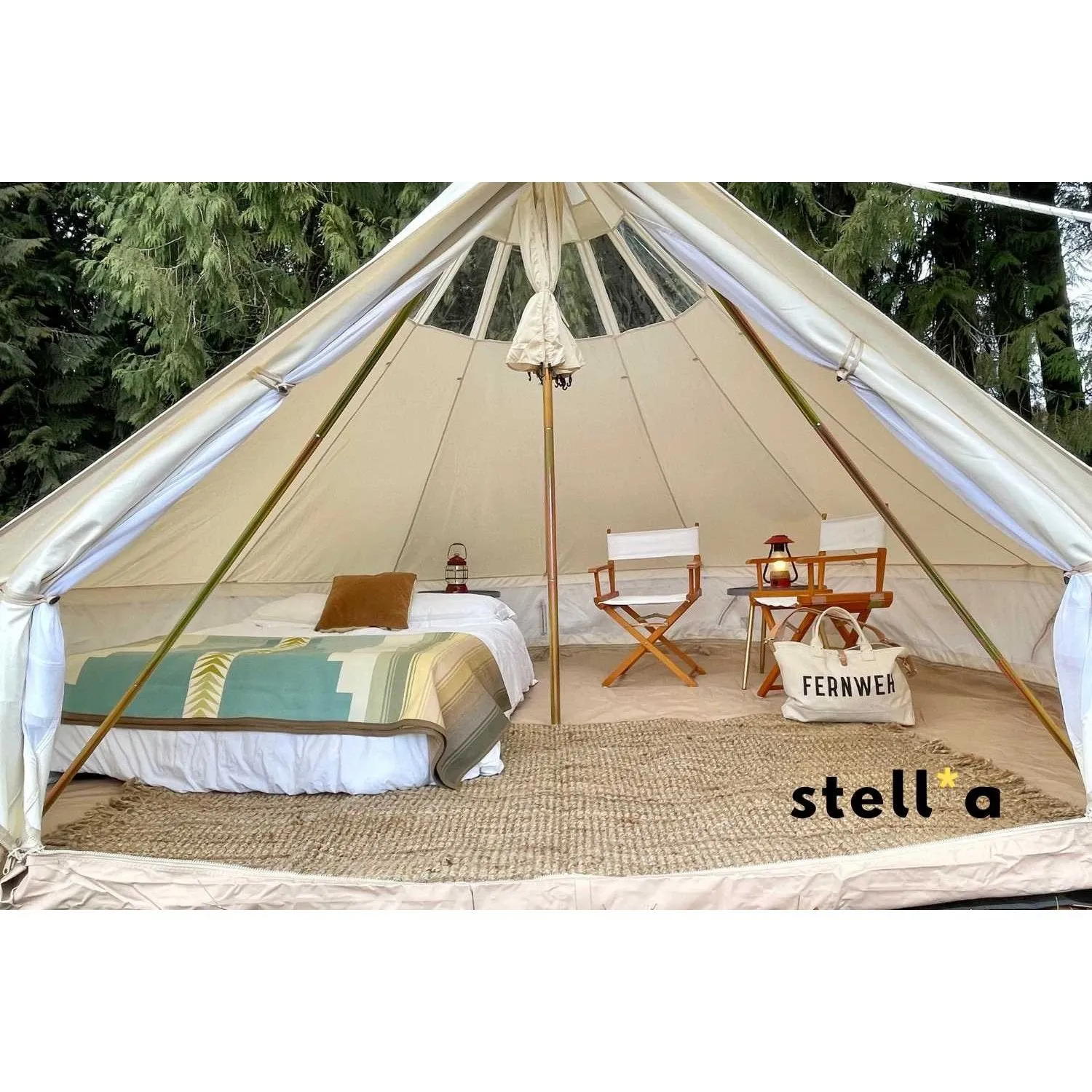 13' (4M) Stella™ Stargazing Canvas Tent