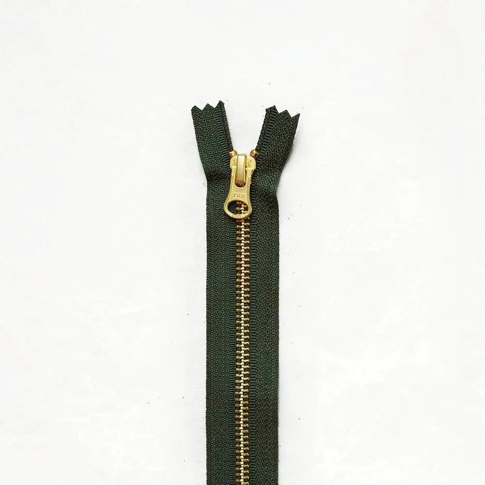 13" Brass Zippers - Mystery Value Packs