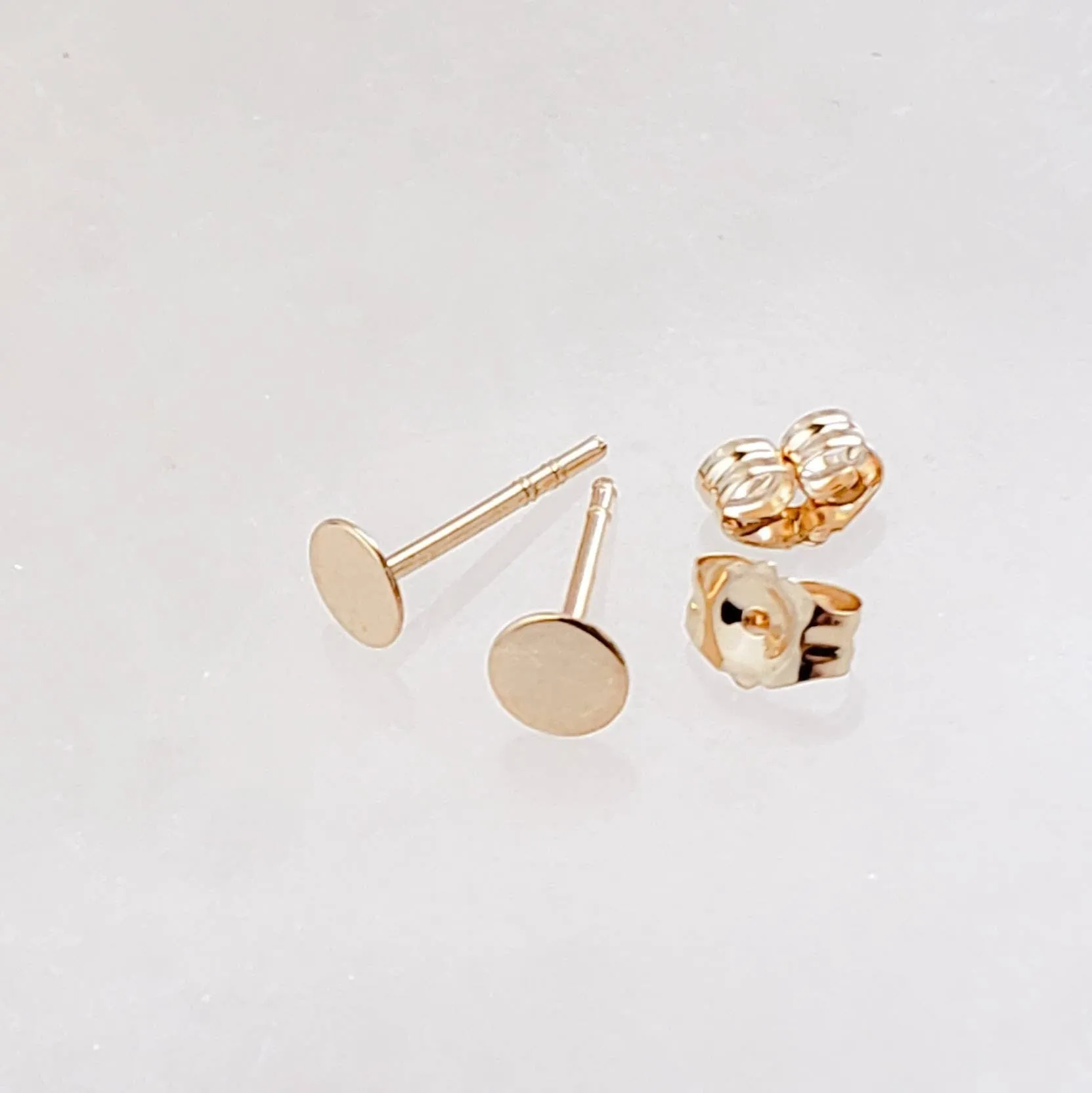 14 Karat Gold Studs