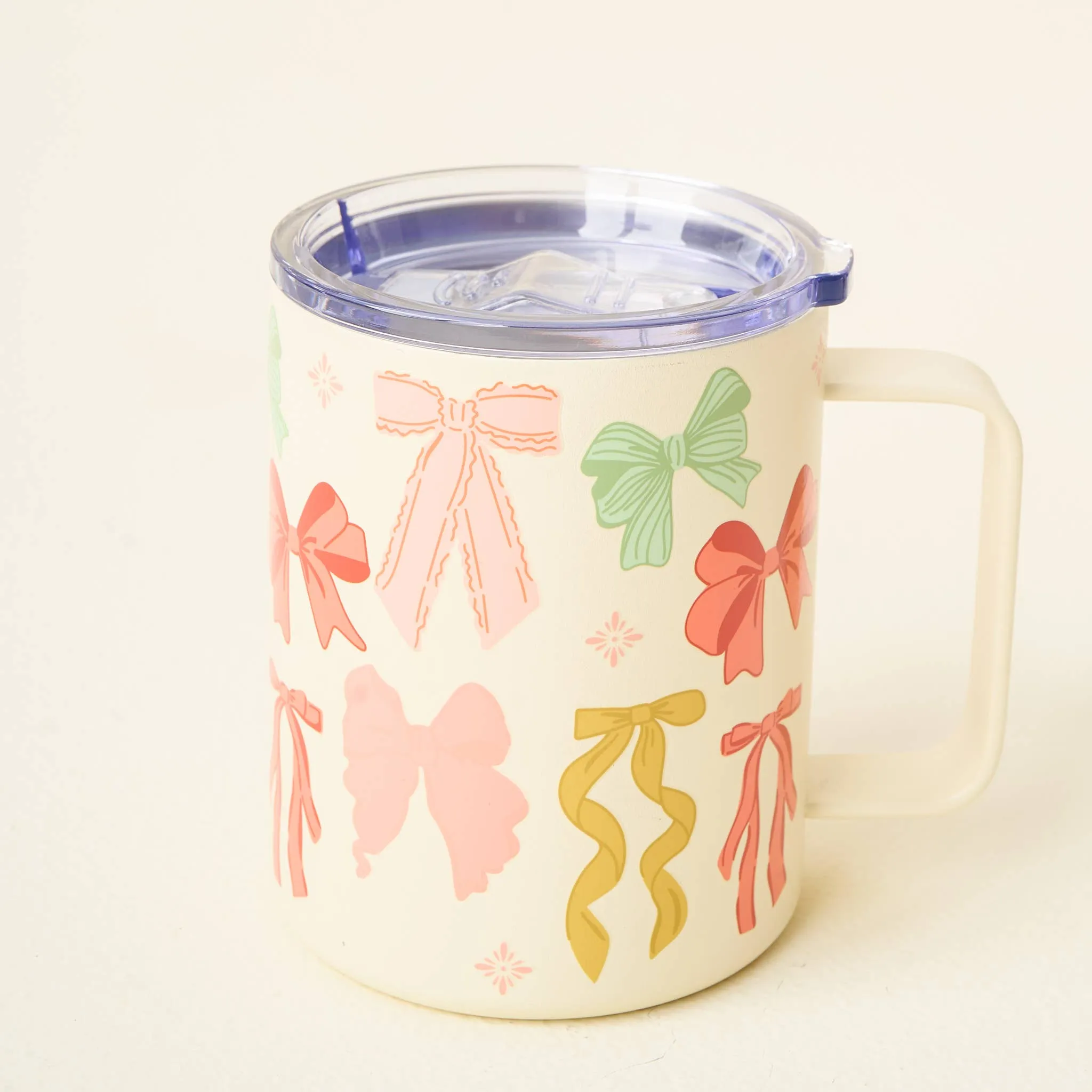 14 oz Insulated Mug- Bows