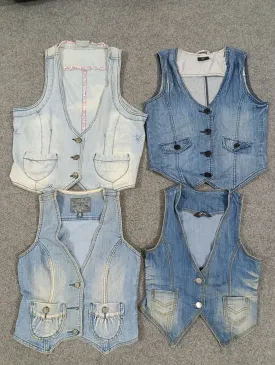 #154 Ladies Denim Vest -15