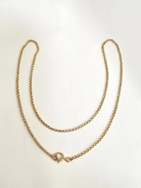 16 inch 9ct Gold Vintage Cable Chain (2.69g)