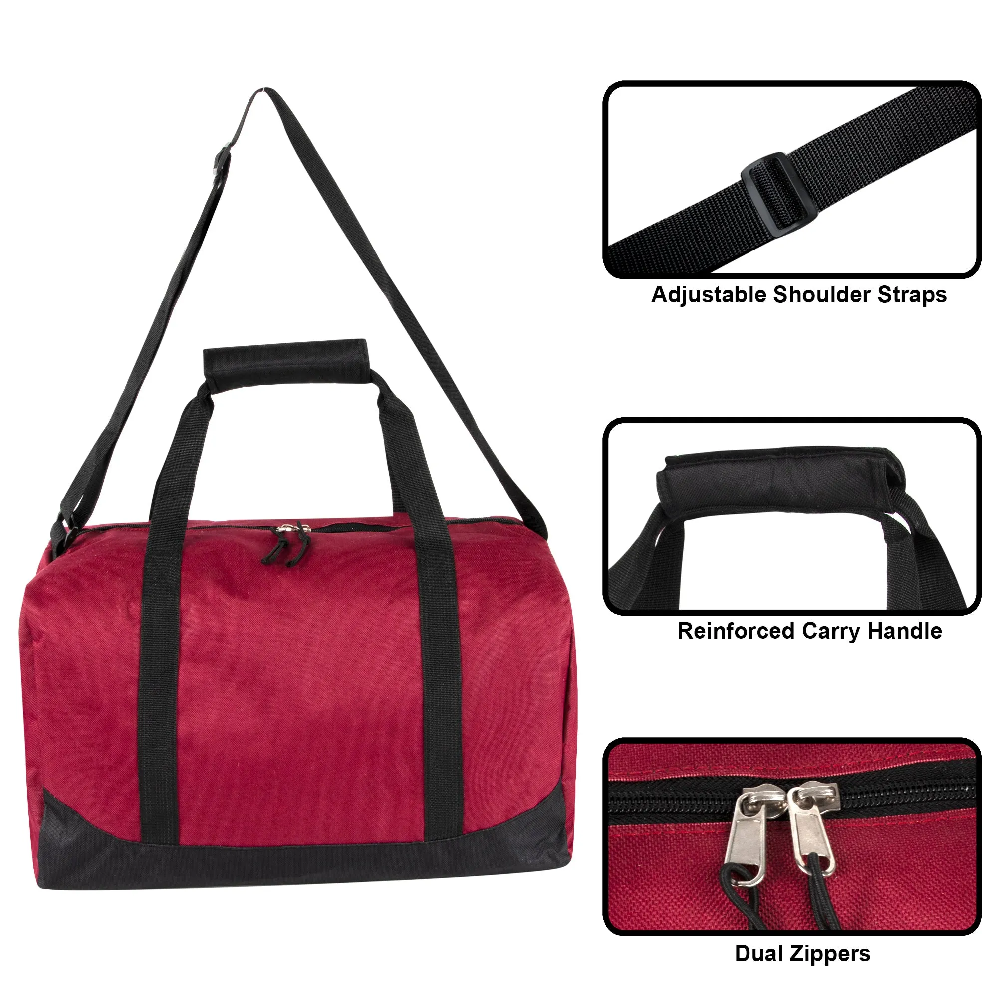 17 Inch Basic Duffel Bag - 5 Colors