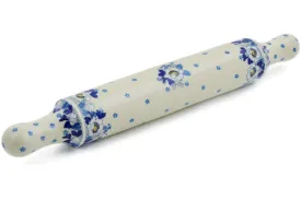 18" Rolling Pin - Blue Spring