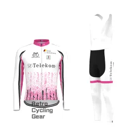 1990s Telekom Retro Long Sleeve Cycling Kits