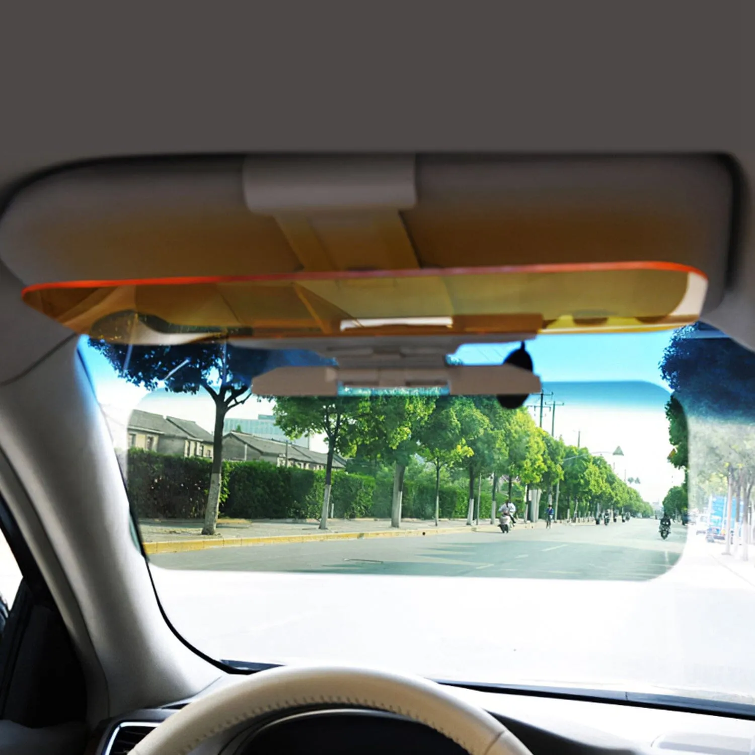 2-in-1 Sun Visor Extender with Adjustable View Angles