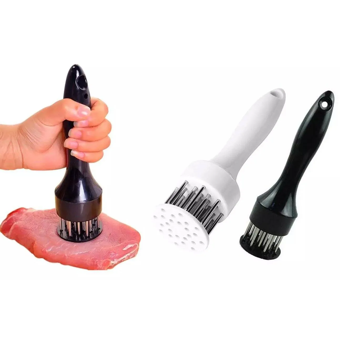 2-Pack: Stainless Steel Professional Meat Tenderizer