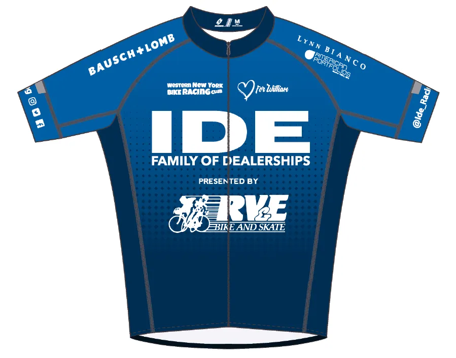 2022 "Ide Racing" Race Cut Cycling Jersey