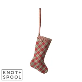 2024 Maileg Red Checkered Stocking Ornament