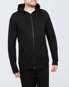 2t Ryan Zip Up Tall Hoodie (black)