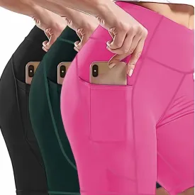 3 Pack Plus Size Sports Leggings Set