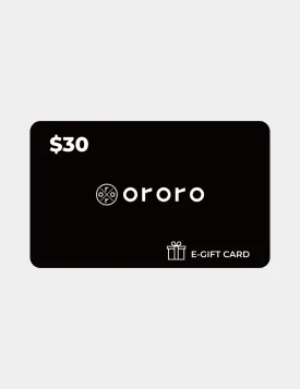 $30 ororo E-Gift Card