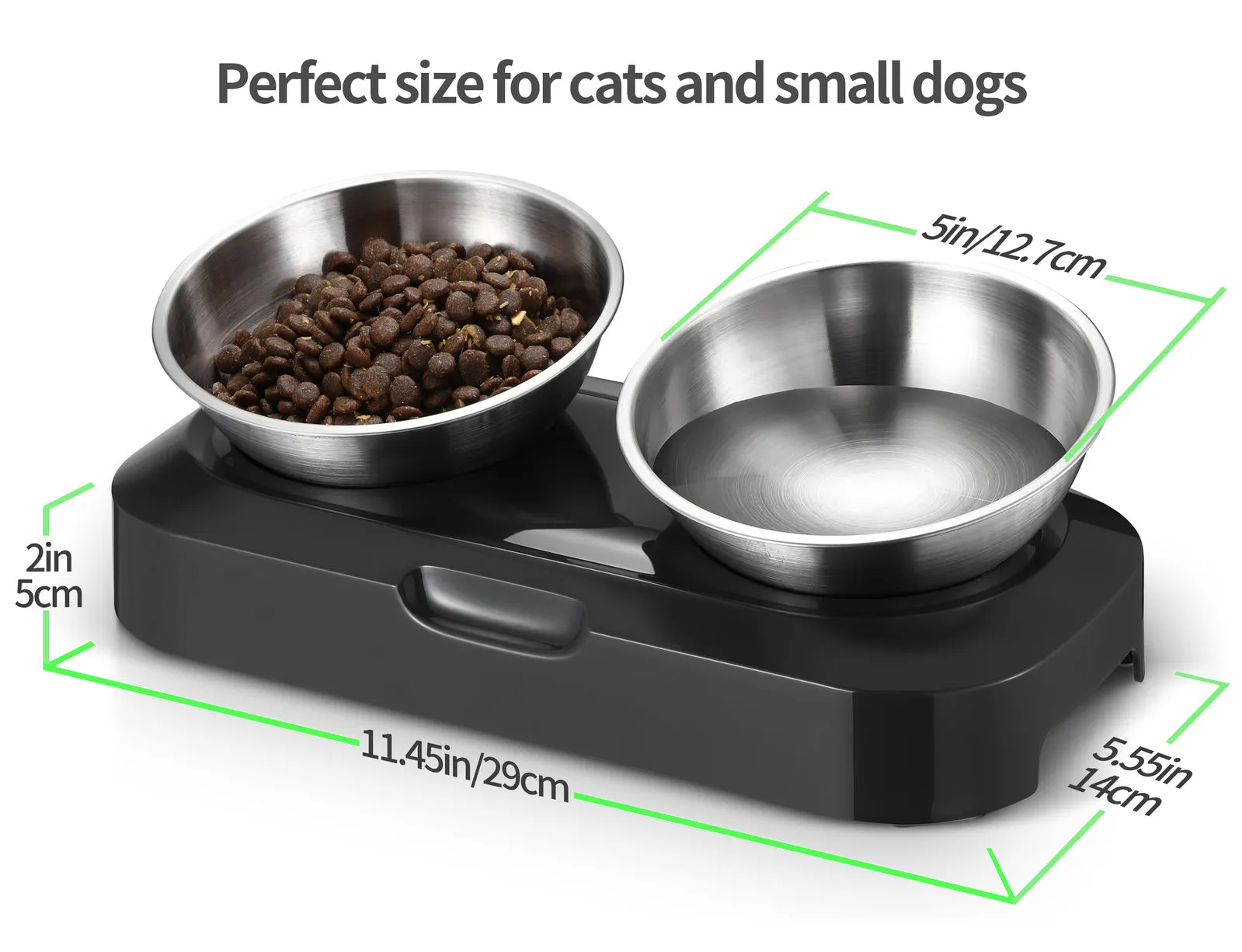 304 Stainless Steel Non-Slip Pet Bowl Anti Skid Feeder