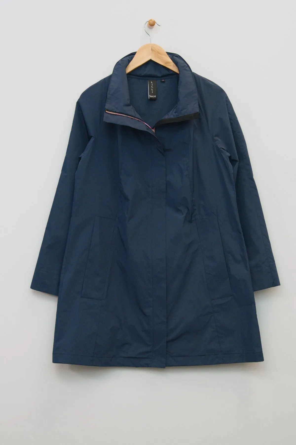 33" Raincoat with Hidden Hood