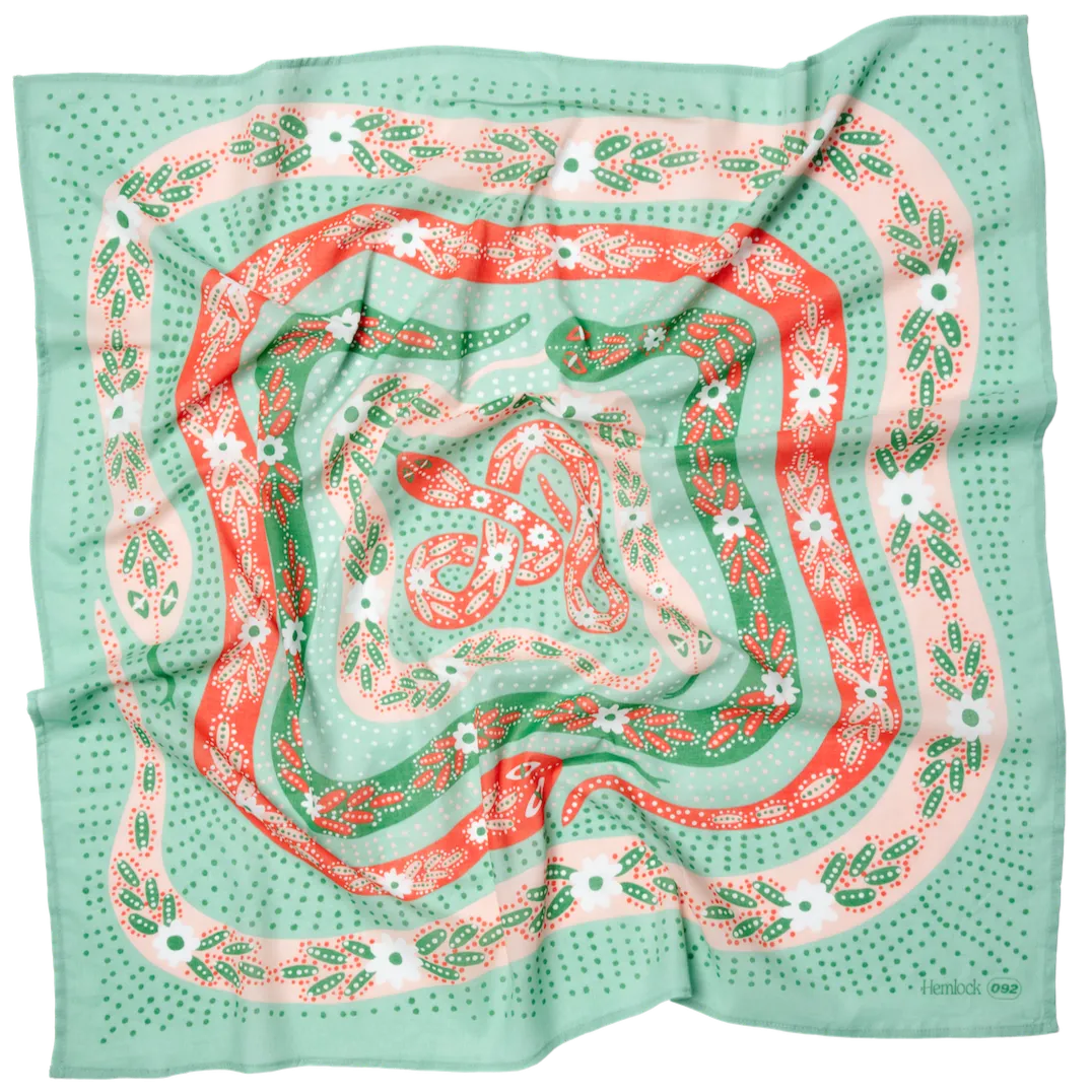 34" Wild Rag Snakes Bandana