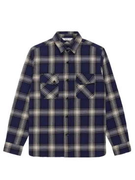 3sixteen Crosscut Flannel ~ Midnight Plaid Shirt