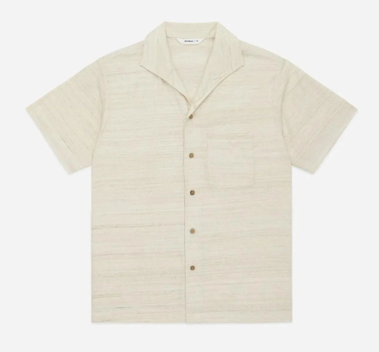 3sixteen - Leisure Shirt Ivory Handloom Silk