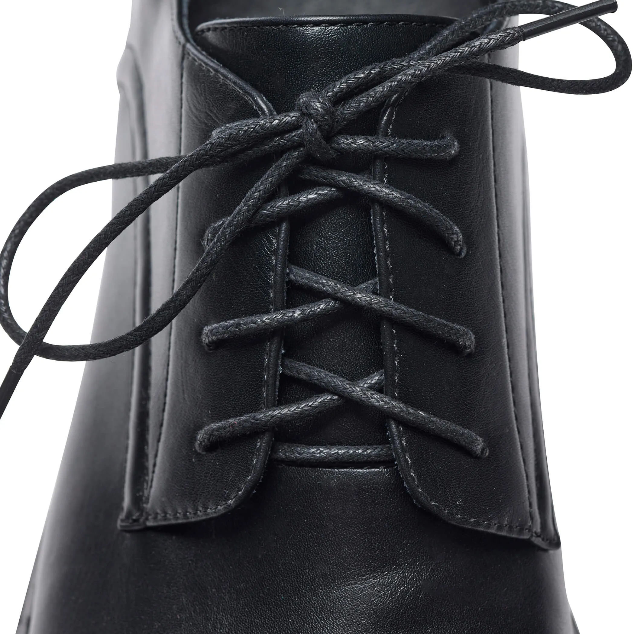 400% Oversized Derby Shoes - Black