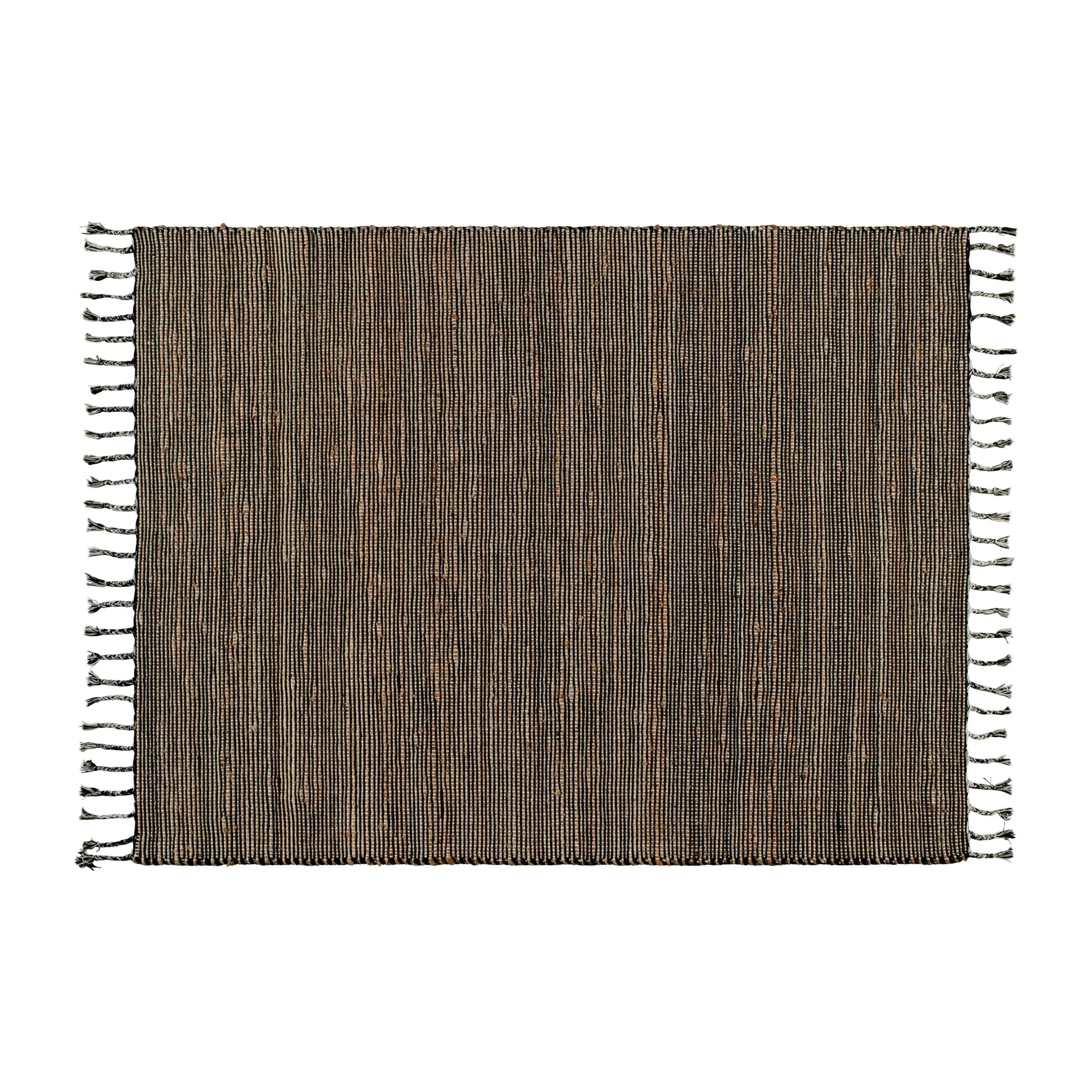 5'x7' Black & Jute Area Rug CI-CTR-2370-57-BK-JU-GG