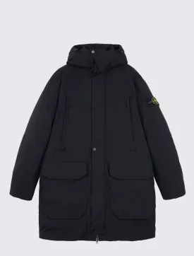 70726 Long Down Parka in Polyester Micro Twill