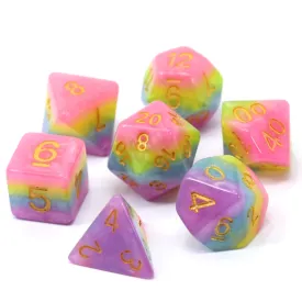 7pc RPG Set - Princess Unicorn Bubblegum