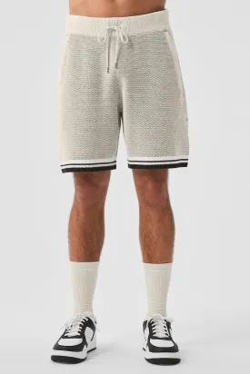 7" Sports Club Sweater Knit Basketball Short - Bone