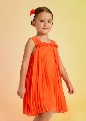 ABE Orange chiffon Dress