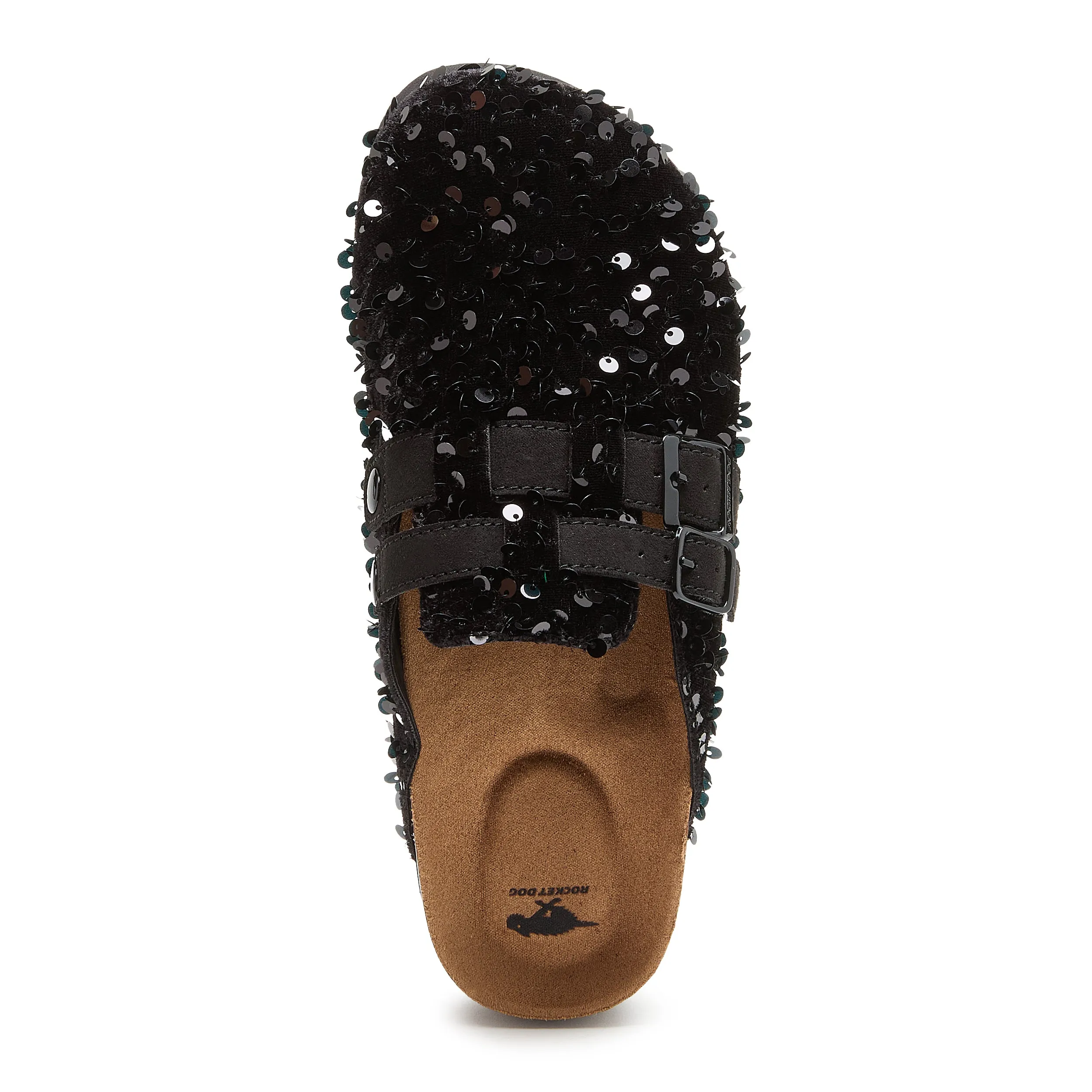 Abel Plus Black Sequin Clogs