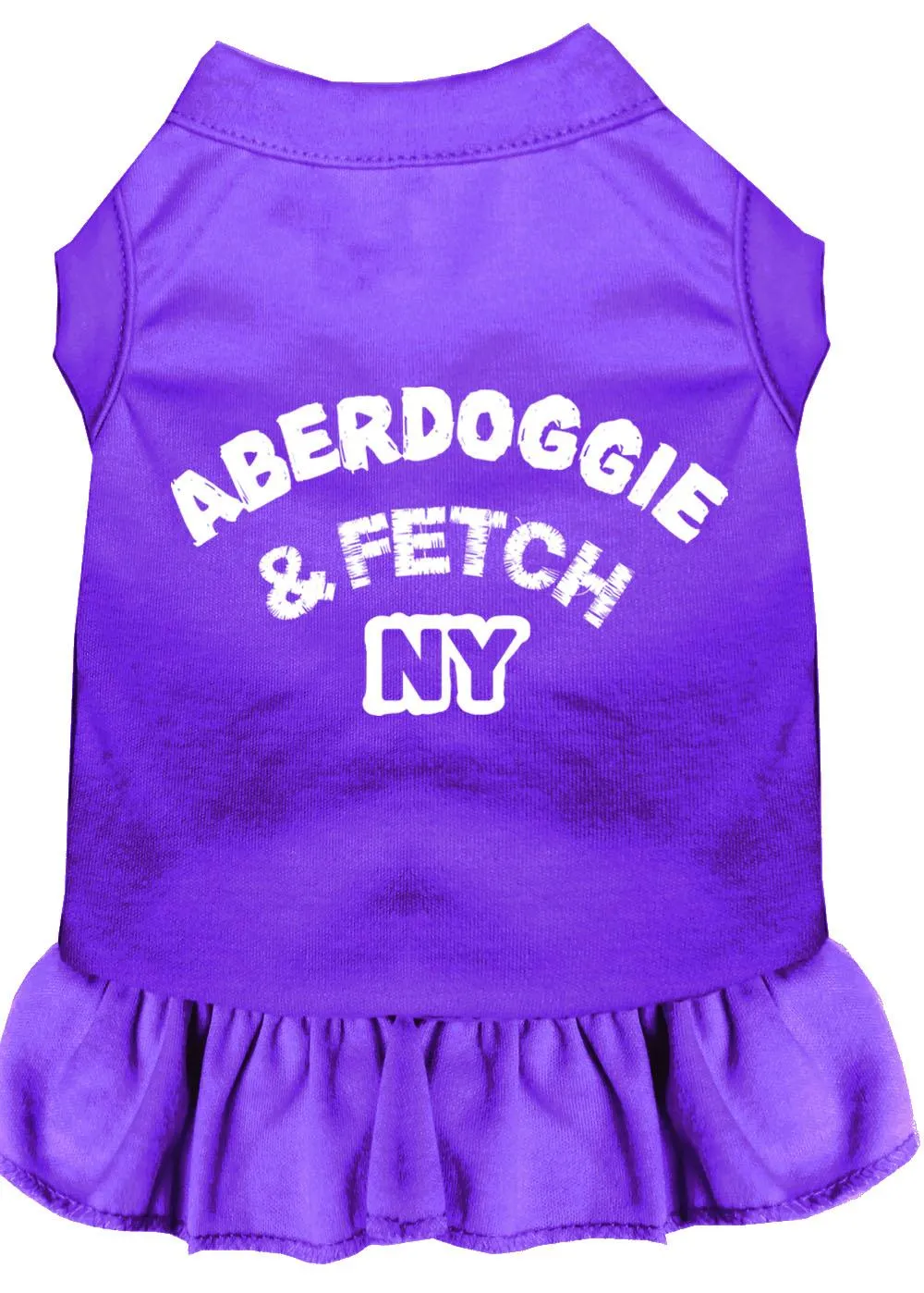 Aberdoggie Ny Screen Print Dress Purple Xs (8)