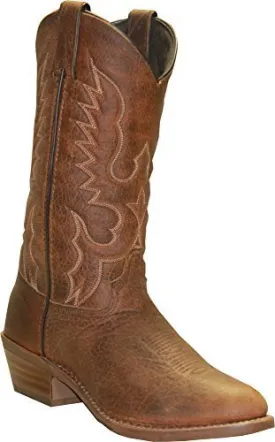 Abilene Men's Bison Leather Cowboy Boot