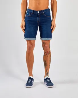 Ace Denim Short Dark Blue