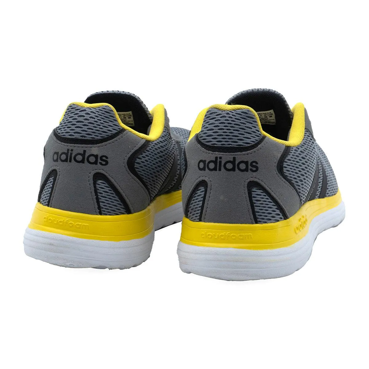 Adidas Cloudfoam Speed Running Sport Shoes Fabric Grey Colour For Men