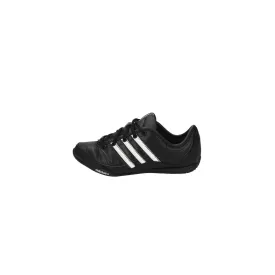 Adidas Laceup Running Sport Shoes Leather Black Colour For Women