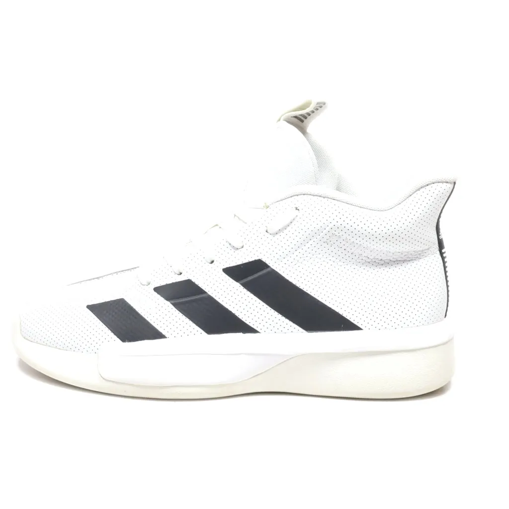 Adidas Pro Next 2019 Sport Shoes Leather White Colour For Men