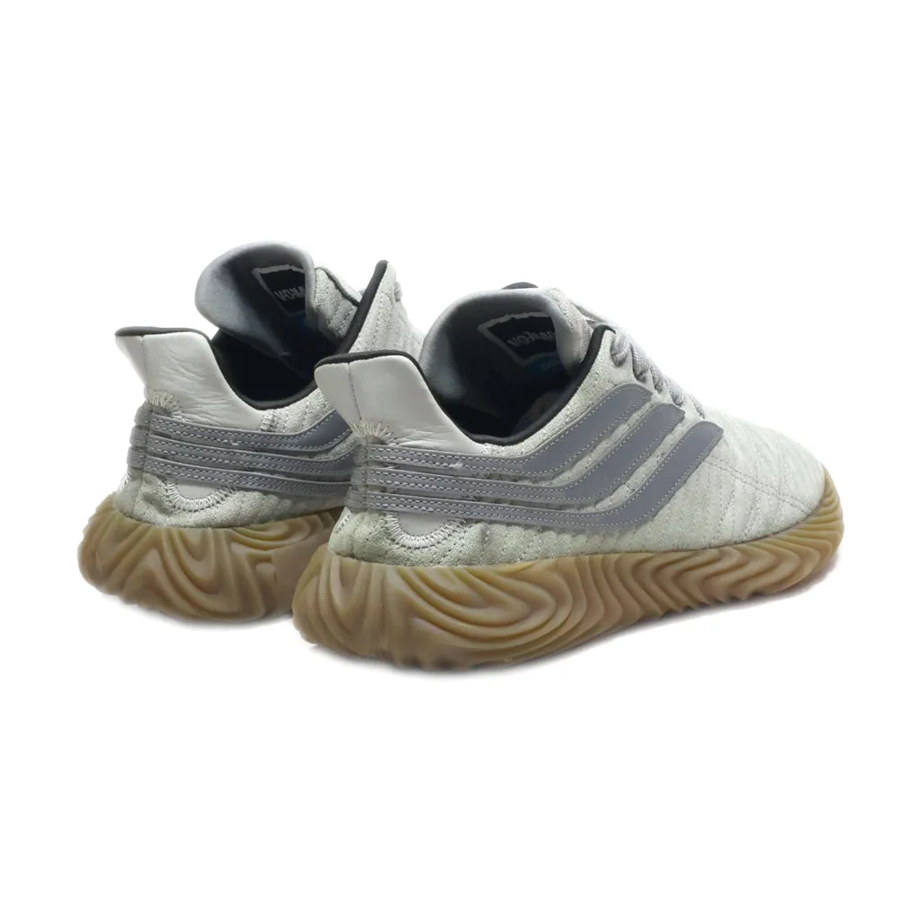 Adidas Sobakov Sport Shoes Fabric Grey Colour For Men