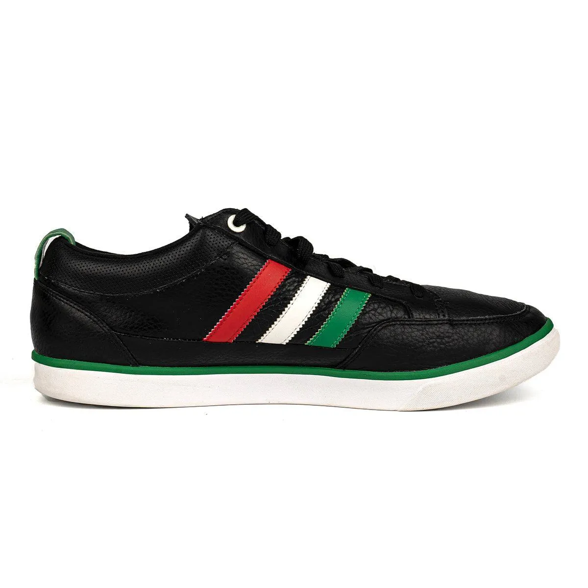 Adidas Vespa Pk Lo Low-Top Sneakers Leather Black Colour For Men