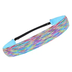 Adjustable No Slip Space Tie Dye Headband