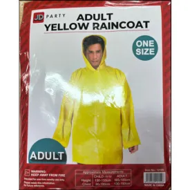 Adult Yellow Raincoat