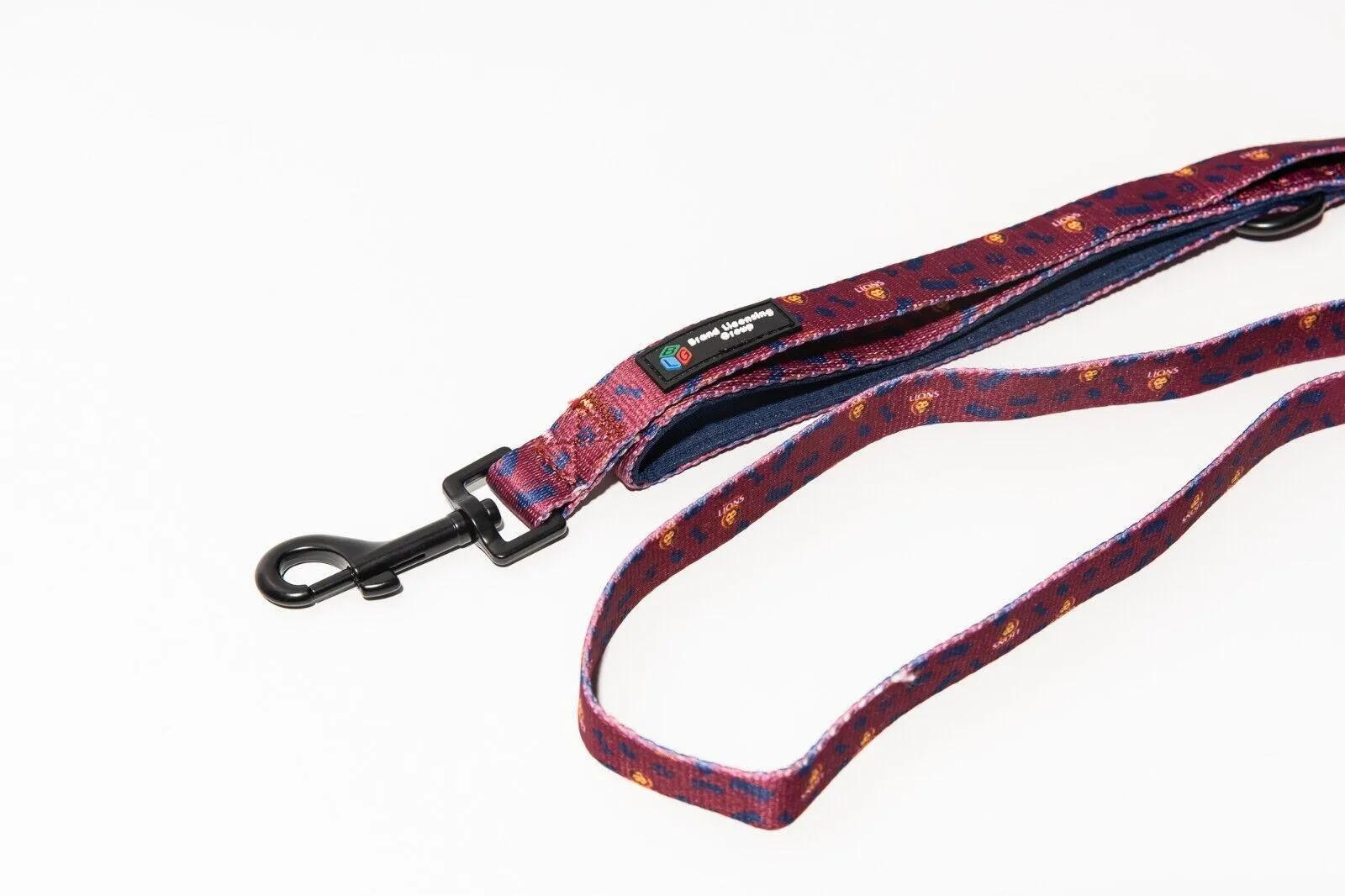 AFL Pet Lead Leash - Brisbane Lions - 120CM - Lock Clip Durable