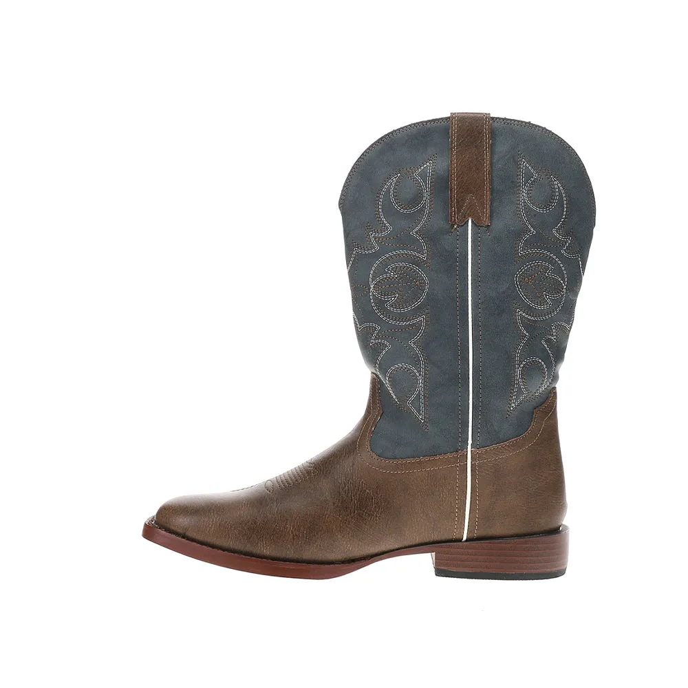 Ainsley Square Toe Cowboy Boots (Big Kid)