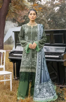 Al Zohaib Wintry Breeze Embroidered Winter Collection with Shawl – WB21-03B