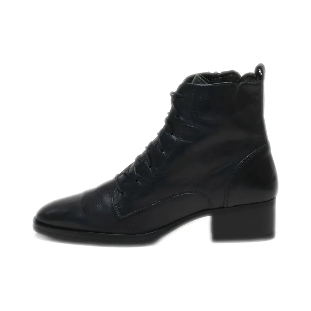 Alba Moda Paola Ferri Ankle Boots Leather Black Colour For Women