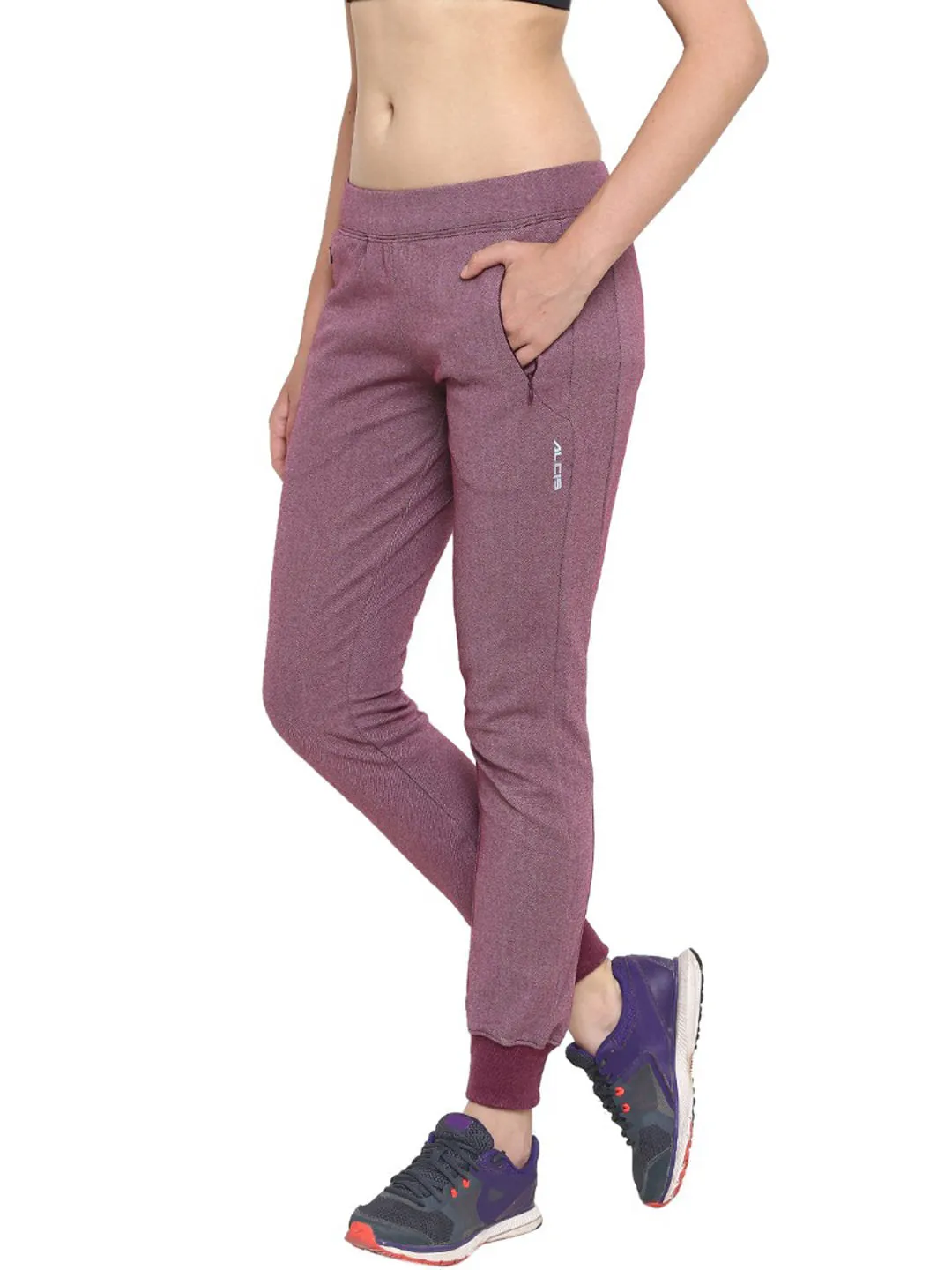 Alcis Women Mauve Joggers 350WPN340