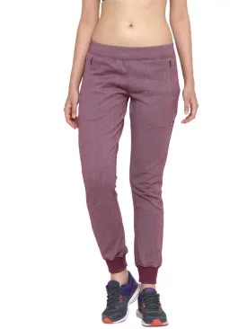 Alcis Women Mauve Joggers 350WPN340