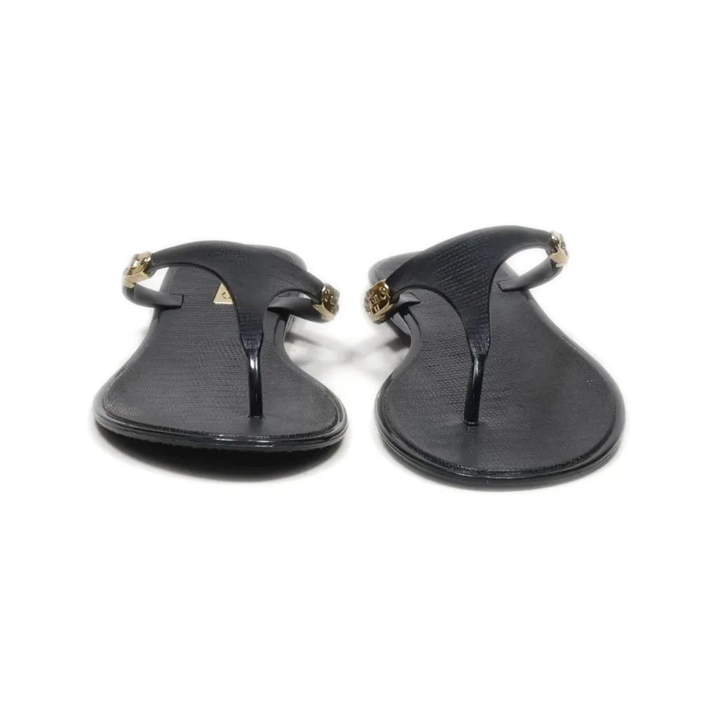 Aldo Flip Flops Fabric Black Colour For Women